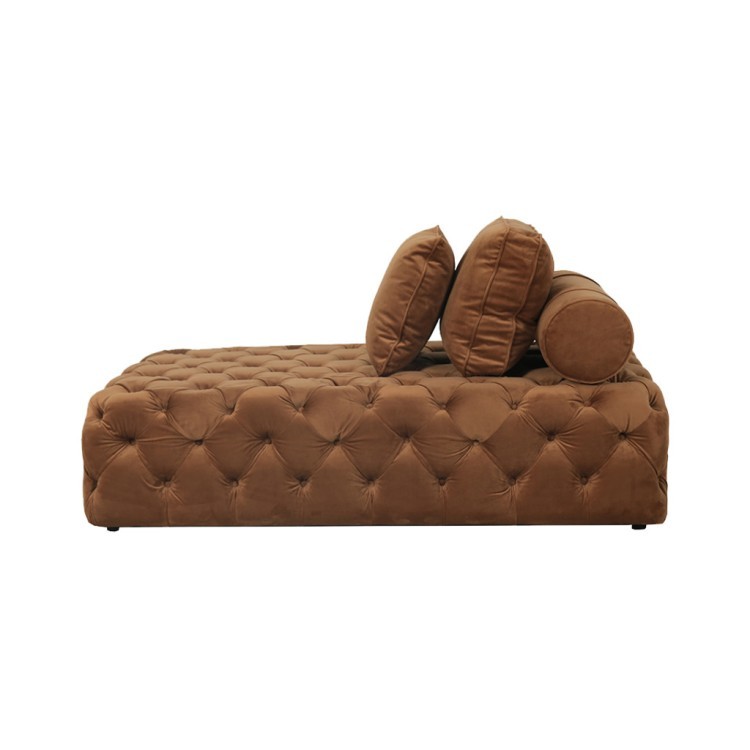 Диван S0424B-01-3D/YY-71#, бархат, Brown, ROOMERS FURNITURE Диван S0424B-01-3D/YY-71#, бархат, Brown, ROOMERS FURNITURE