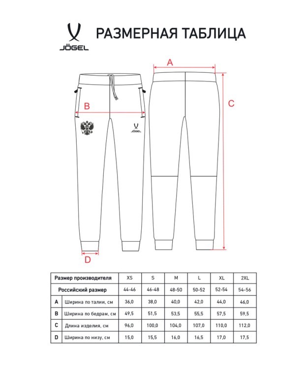 Брюки JOGEL NATIONAL Essential Pants, темно-синий (2111285)