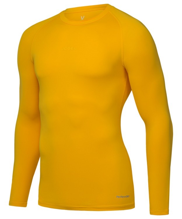 Футболка компрессионная с длинным рукавом JOGEL PerFormDRY Baselayer Tee LS 2, желтый (2117429)