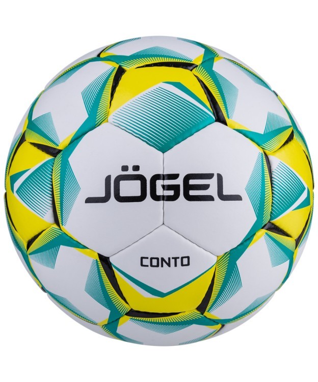 Мяч футбольный Conto №5, белый/зеленый/желтый (785130)