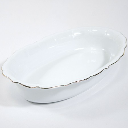 Блюдо сервировочное для подачи керамика 34х22,5х7 LR (90079-400S) Блюдо сервировочное для подачи керамика 34х22,5х7 LR (90079-400S)