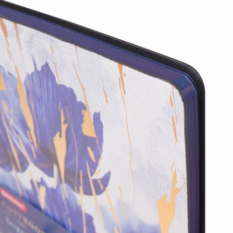 Тетрадь А5 Brauberg Vista Blue Flowers 80 листов клетка 403920 (2) (86277)