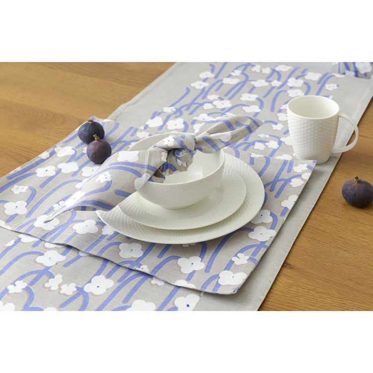 Набор из двух салфеток сервировочных с принтом Полярный цветок из коллекции scandinavian touch, 45х45 см (73648)