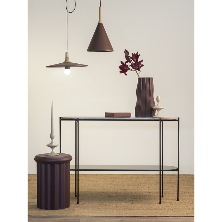 Подсвечник vivlend, 20 см, бежевый (76299)