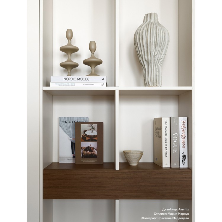 Подсвечник vivlend, 20 см, бежевый (76299)