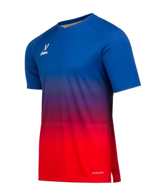 Футболка тренировочная JOGEL NATIONAL PerFormDRY Pre-Match Tee, сине-красный (2113269)