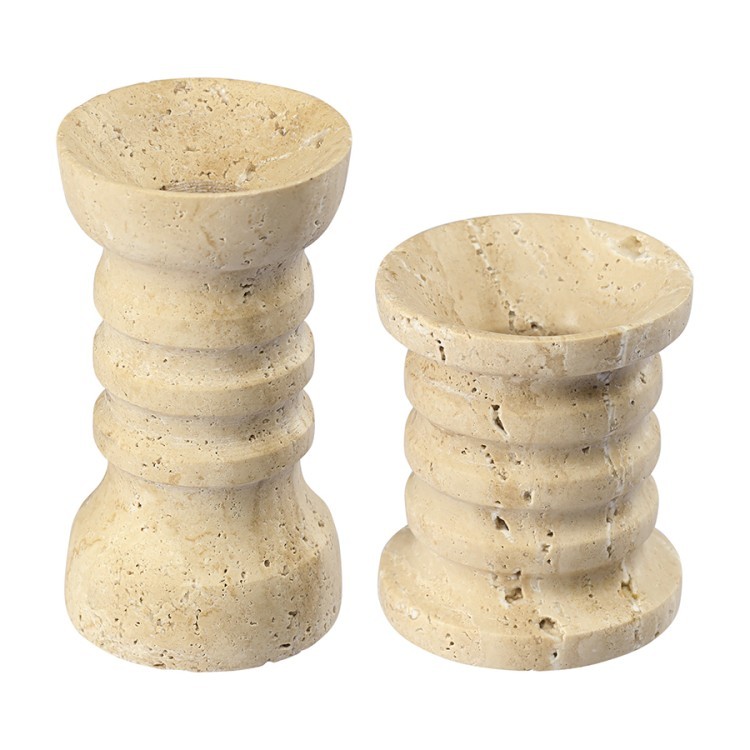 Набор подсвечников travertin, 2 шт. (78235) Набор подсвечников travertin, 2 шт. (78235)