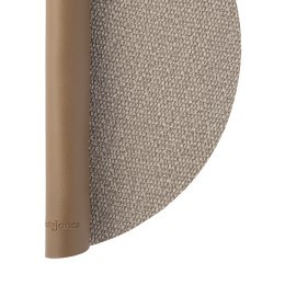 Салфетка сервировочная chelsea, D38 см, серо-бежевая (80262)