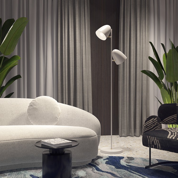 Торшер fedd, 153 см, бежевый (76352) Торшер fedd, 153 см, бежевый (76352)