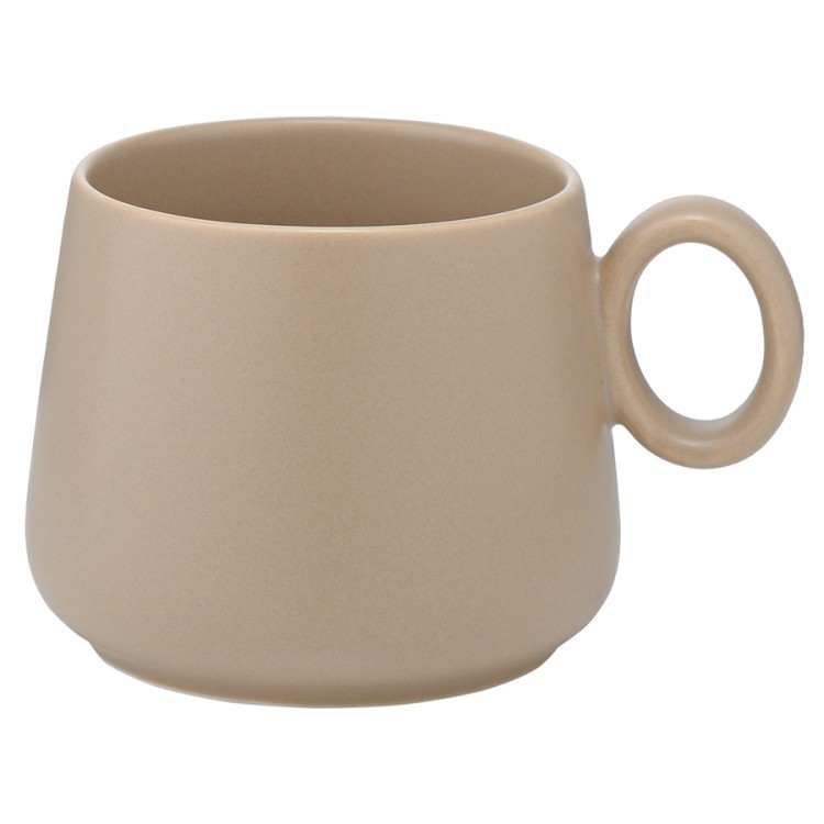 Набор из двух чайных пар бежевого цвета из коллекции essential, 250 мл (75183)