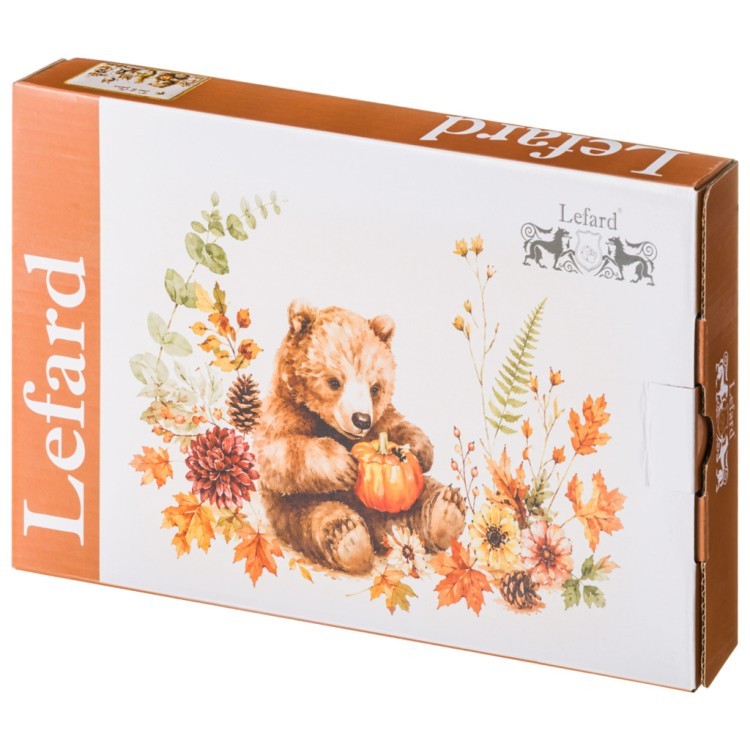Блюдо прямоугольное lefard "forest tale" акварель природы 29*16,5см., разноцветный (585-135) 