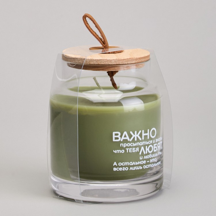 Свеча в баночке "nature" urban bamboo 8,5*10 см мал.= 6шт. Lefard (605-112)