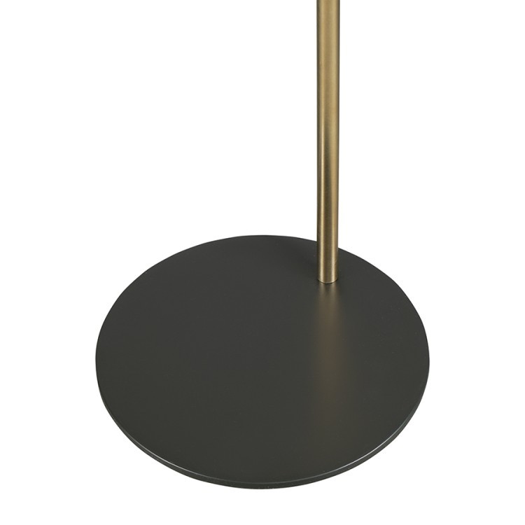 Торшер enkel kopp, 142 см, черный/золотистый (76350)