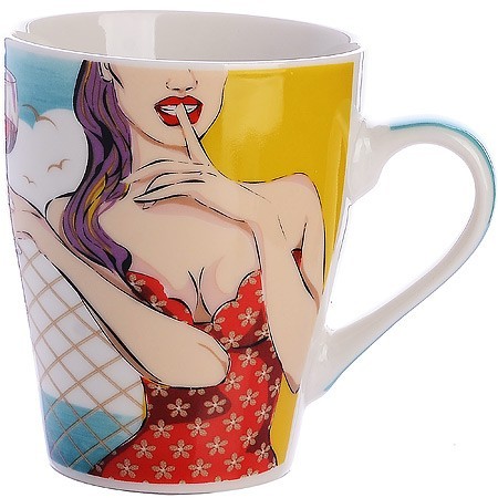 Кружка 340 мл Beauty Woman (мин.4шт)LR (31229)