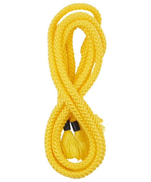 Нейлоновая скакалка для художественной гимнастики Cinderella Yellow, 3м (1730540)