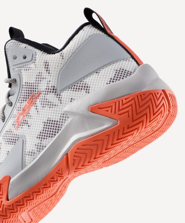 Кроссовки баскетбольные JOGEL Playmaker, серый/оранжевый (2131617)