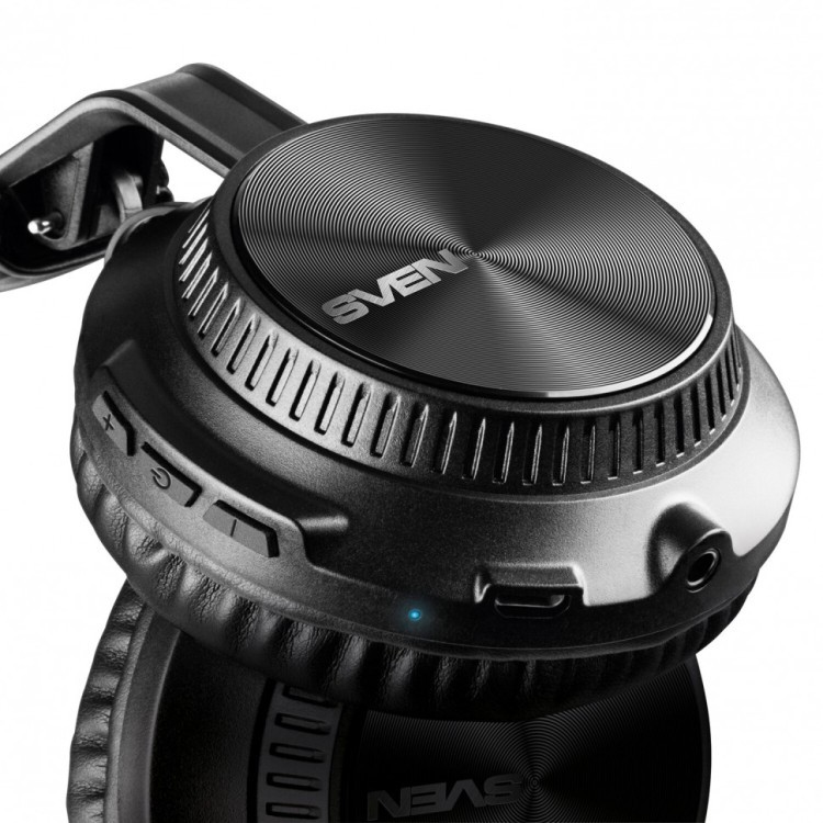 Наушники с микрофоном гарнитура SVEN AP-B630MV Bluetooth беспроводные черные 513841 (1) (94432)