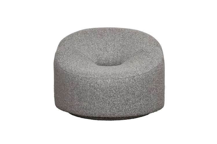 Кресло поворотное LUNA рогожка черно-серый Santo1606-CHSER 98*90*69см (TT-00016636)