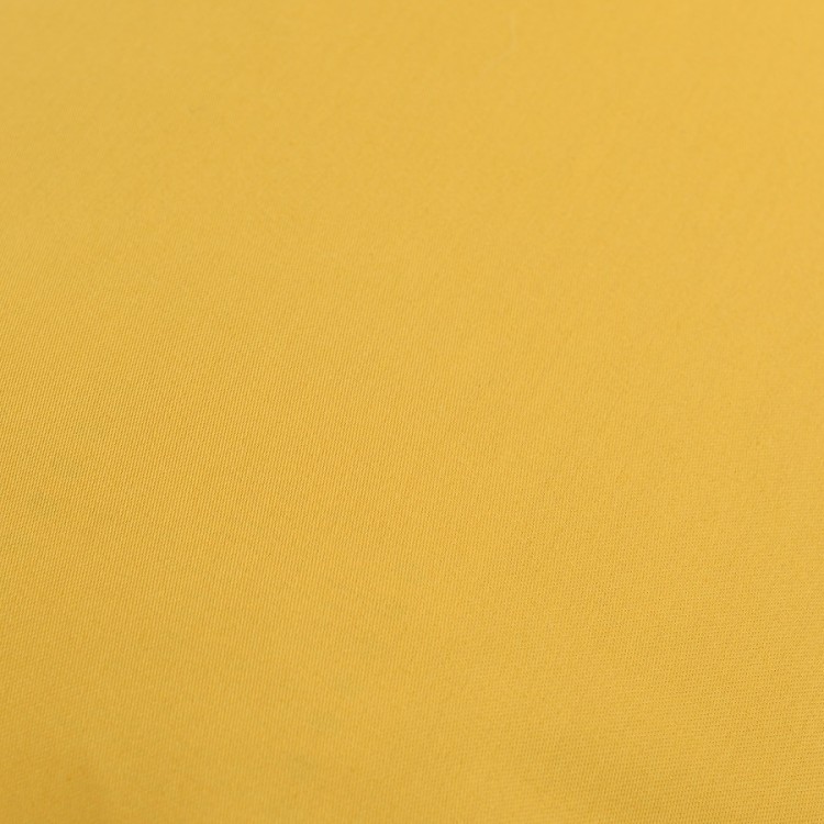 Простыня круглая на резинке из сатина горчичного цвета из коллекции essential, 75х75х20 см (71579)