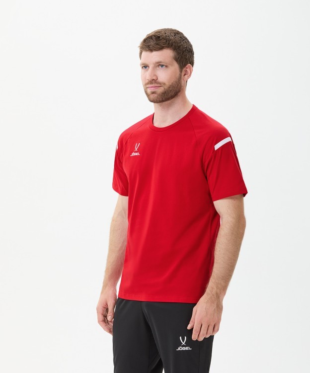 Футболка тренировочная JÖGEL CAMP 2 CVC Training Tee, красный (2114320) Футболка тренировочная JÖGEL CAMP 2 CVC Training Tee, красный (2114320)