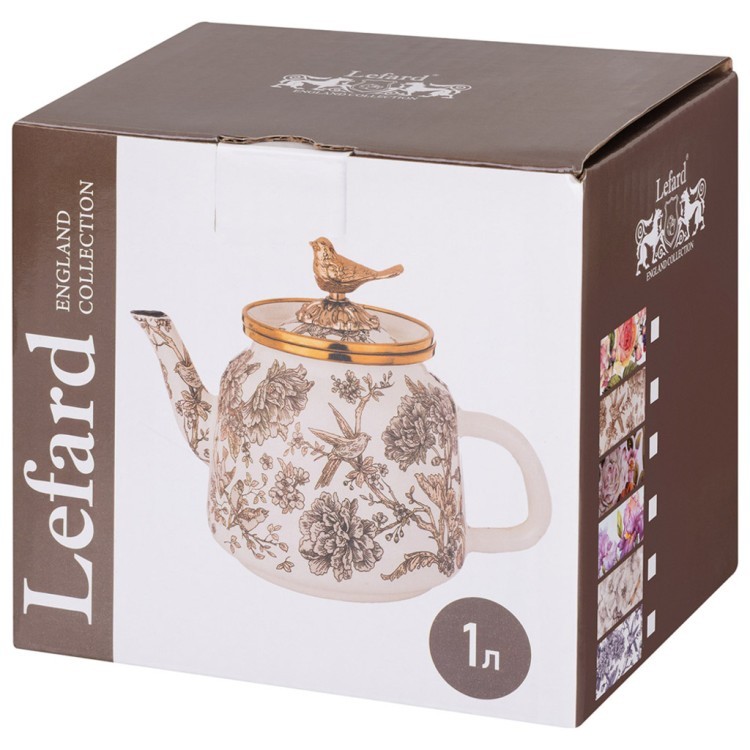 Чайник эмалированный lefard 1,0л подходит для индукцион.плит Lefard (950-721)