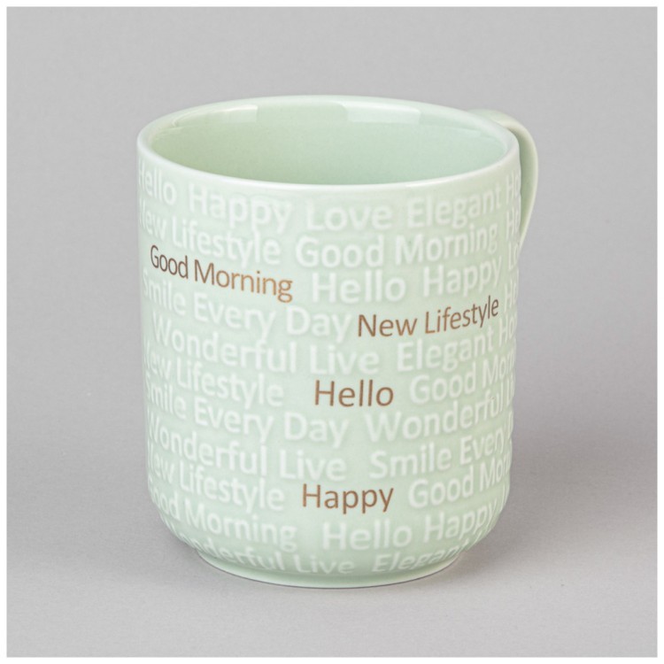 Набор кружек lefard "good morning" на металл. подставке 4 шт. 330 мл микс цветов Lefard (42-533)