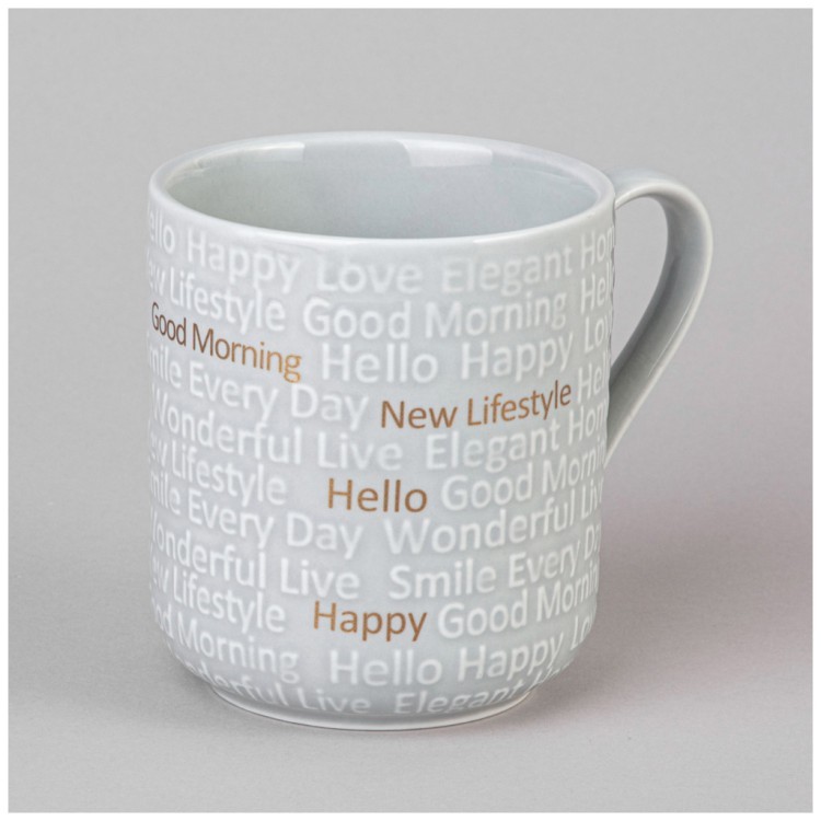 Набор кружек lefard "good morning" на металл. подставке 4 шт. 330 мл микс цветов Lefard (42-533)