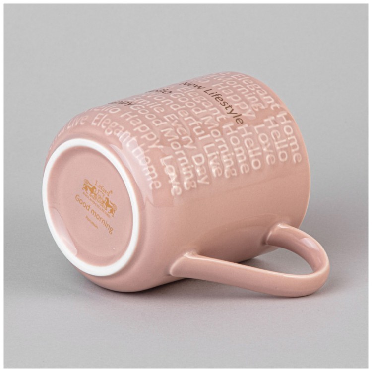 Набор кружек lefard "good morning" на металл. подставке 4 шт. 330 мл микс цветов Lefard (42-533)