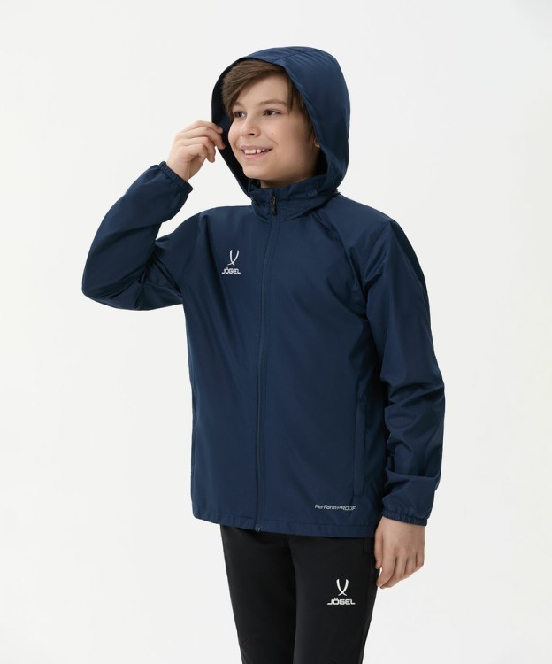 Куртка ветрозащитная JÖGEL DIVISION PerFormPROOF Shower Jacket, темно-синий, детский (1950249) Куртка ветрозащитная JÖGEL DIVISION PerFormPROOF Shower Jacket, темно-синий, детский (1950249)