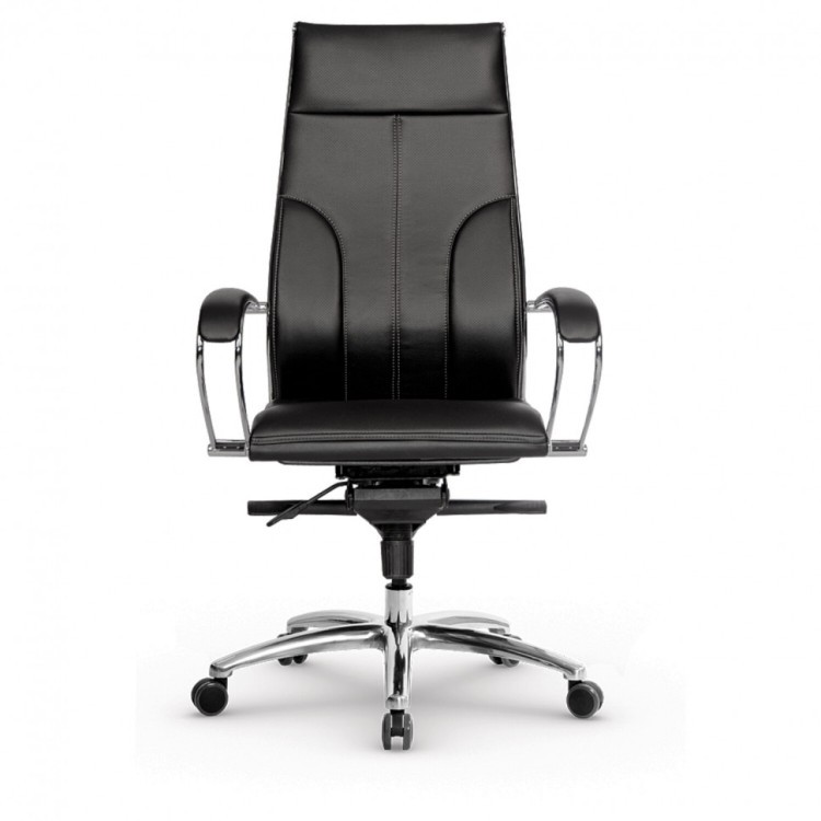 Кресло офисное Мetta "Samurai" Lux рецик. кожа регулируемое сиденье черное 532484 (1) (90073)