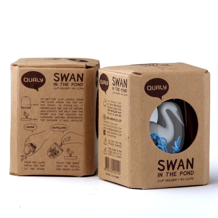 Держатель для скрепок swan in the pond (38184)