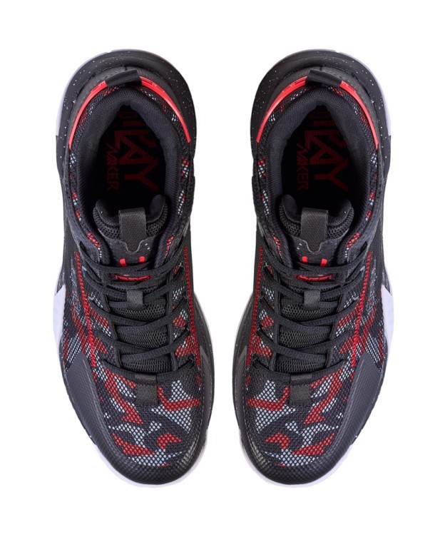 БЕЗ УПАКОВКИ Кроссовки баскетбольные JOGEL Playmaker, Black/red (2131912)