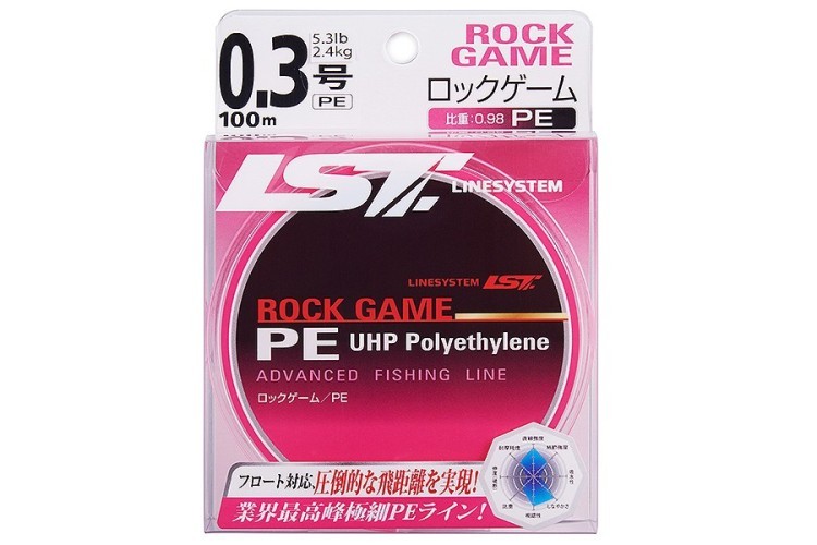 Шнур плетеный Linesystem Rock Gaмe PE #0,3 (0,09мм) 100м pink (79012)
