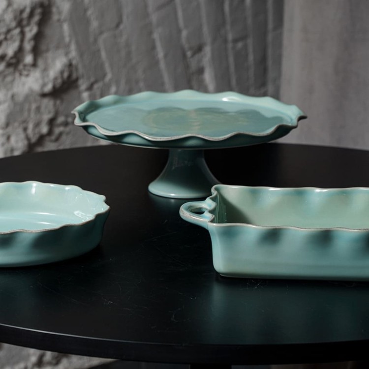 Блюдо RFF440-RBL(DOR441-02409E), керамика, robins egg blue, CASAFINA BY COSTA NOVA