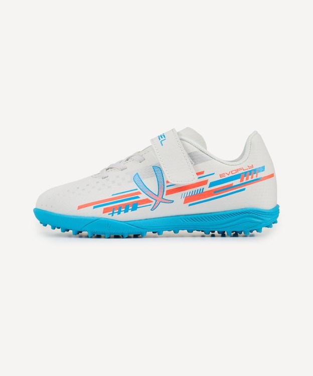 Бутсы многошиповые JÖGEL Evofly TF Talant White/blue, детский (2118209)