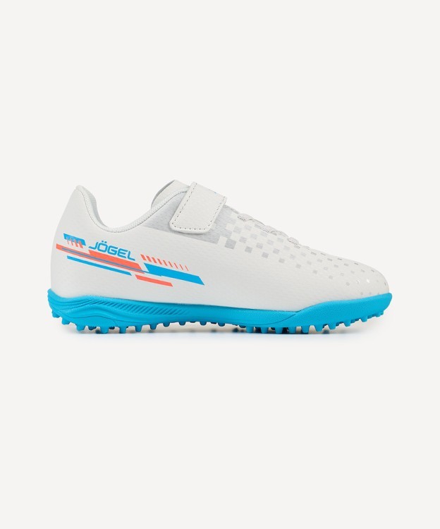 Бутсы многошиповые JÖGEL Evofly TF Talant White/blue, детский (2118209)