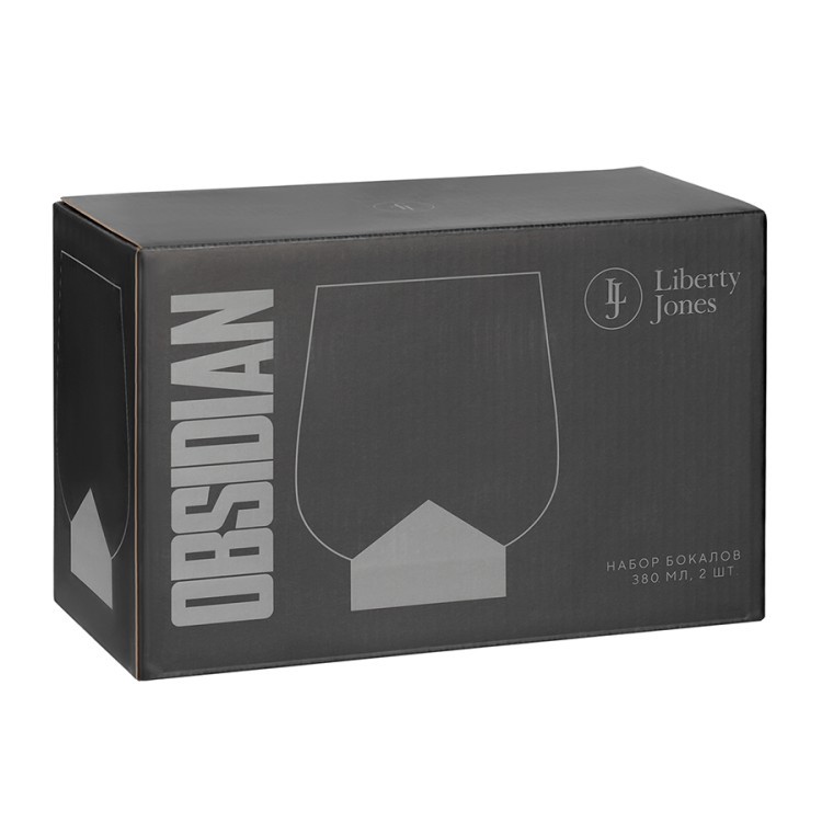Набор бокалов obsidian, 380 мл, 2 шт. (79056)