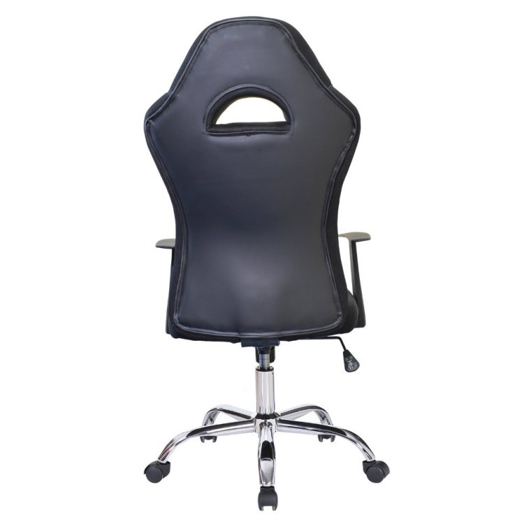 Кресло компьютерное Brabix Fusion EX-560 экокожа/ткань, черное 531581 (71815)