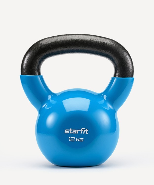 Гиря виниловая Starfit DB-401, 12 кг, синий (2103601) Гиря виниловая Starfit DB-401, 12 кг, синий (2103601)