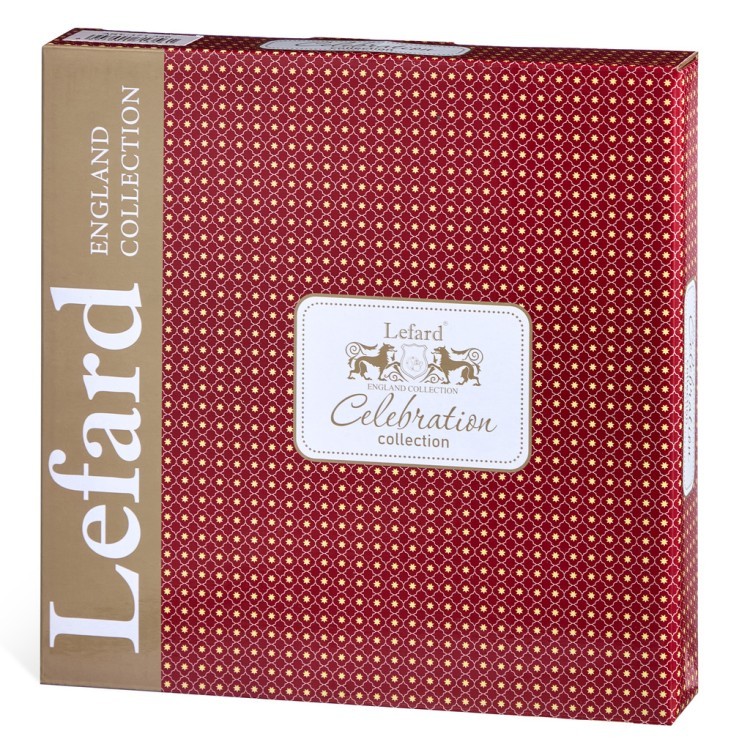 Набор фигурных тарелок закусочных lefard "celebration" 2 шт. 20,5*2 см Lefard (171-356)