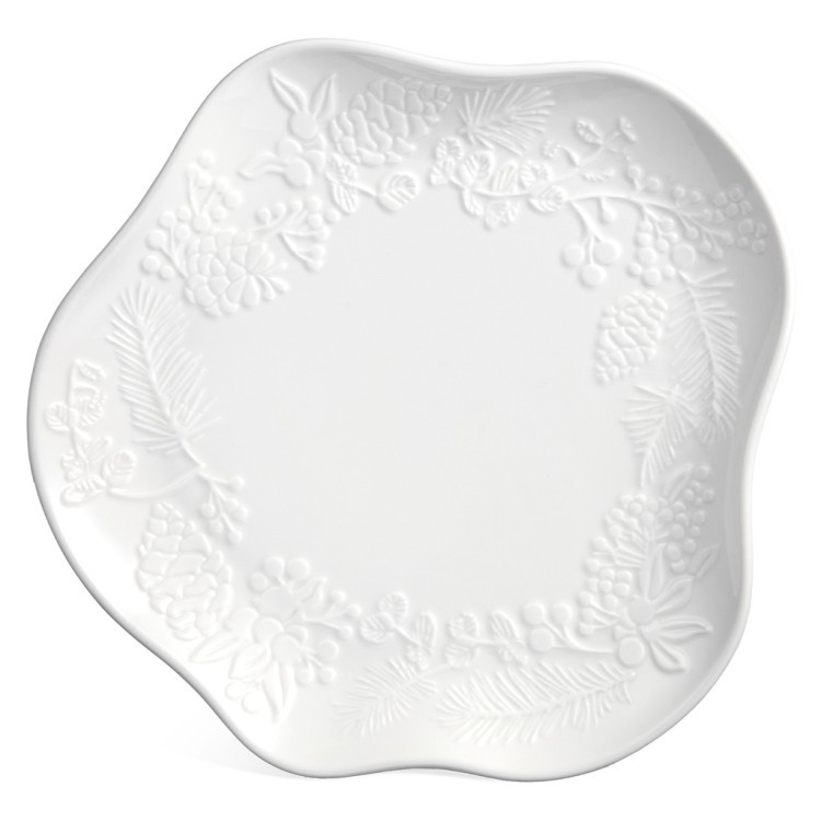 Набор фигурных тарелок закусочных lefard "celebration" 2 шт. 20,5*2 см Lefard (171-356)