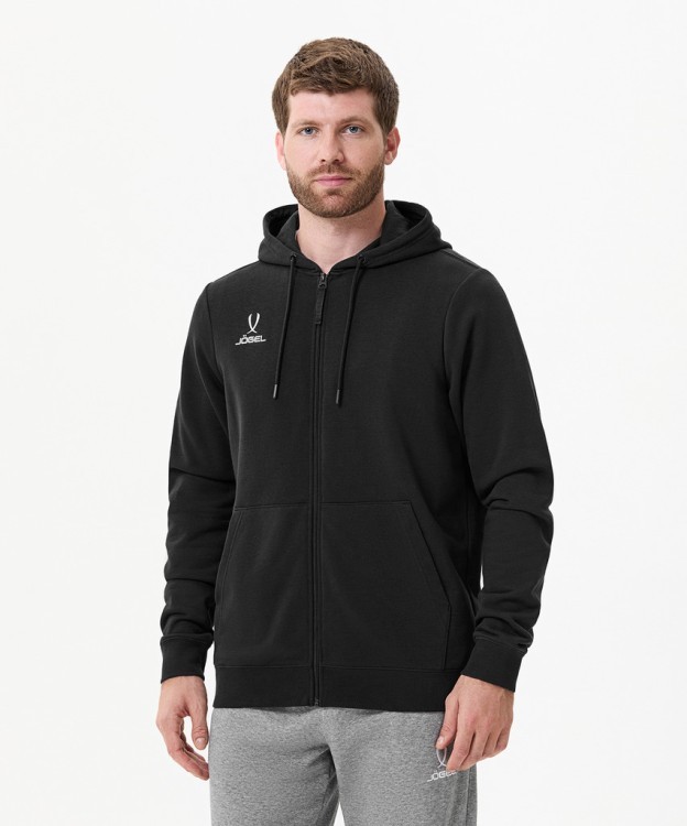Худи на молнии JÖGEL ESSENTIAL Cotton Zip Hoodie, черный (2115322) Худи на молнии JÖGEL ESSENTIAL Cotton Zip Hoodie, черный (2115322)