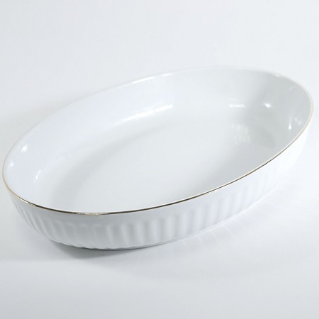 Блюдо сервировочное для подачи керамика 36,5х23,5х7 LR (90084-419S)