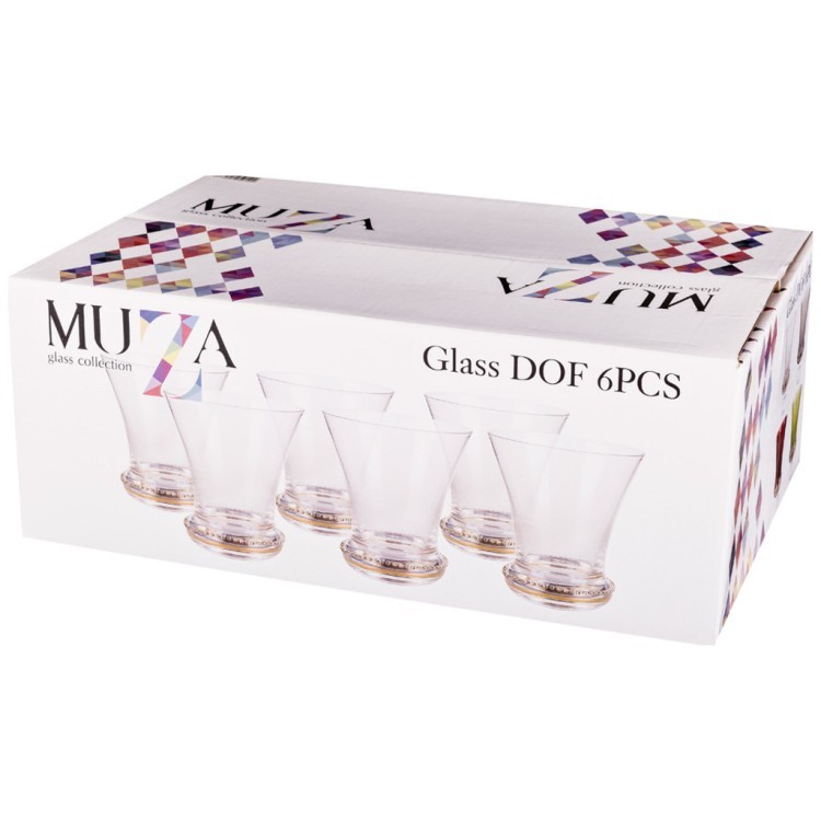 Набор из 6-ти стаканов "уайнд" 300 мл. серия "muza color" Dalian Hantai (595-012)