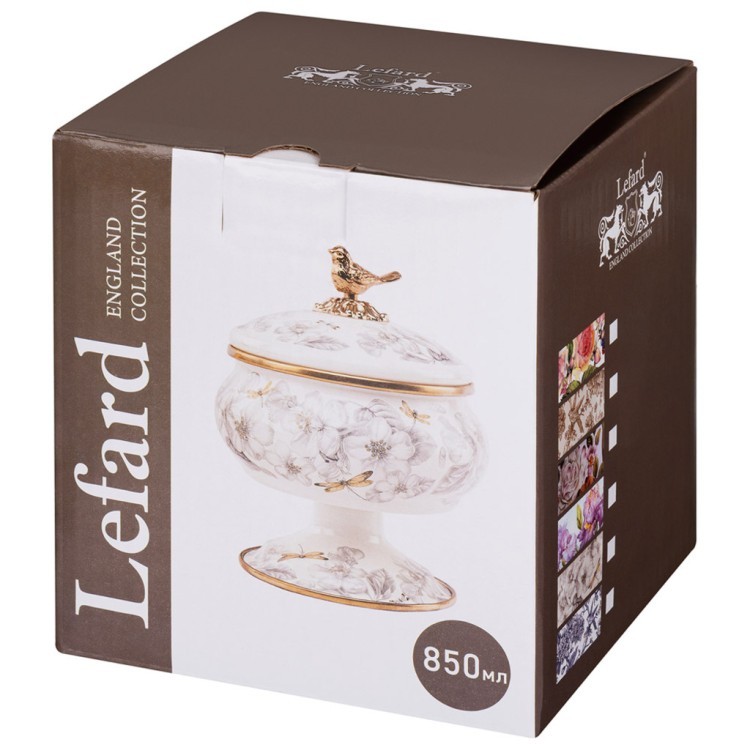 Сахарница lefard эмалированная на ножке 0,85л Lefard (950-724)