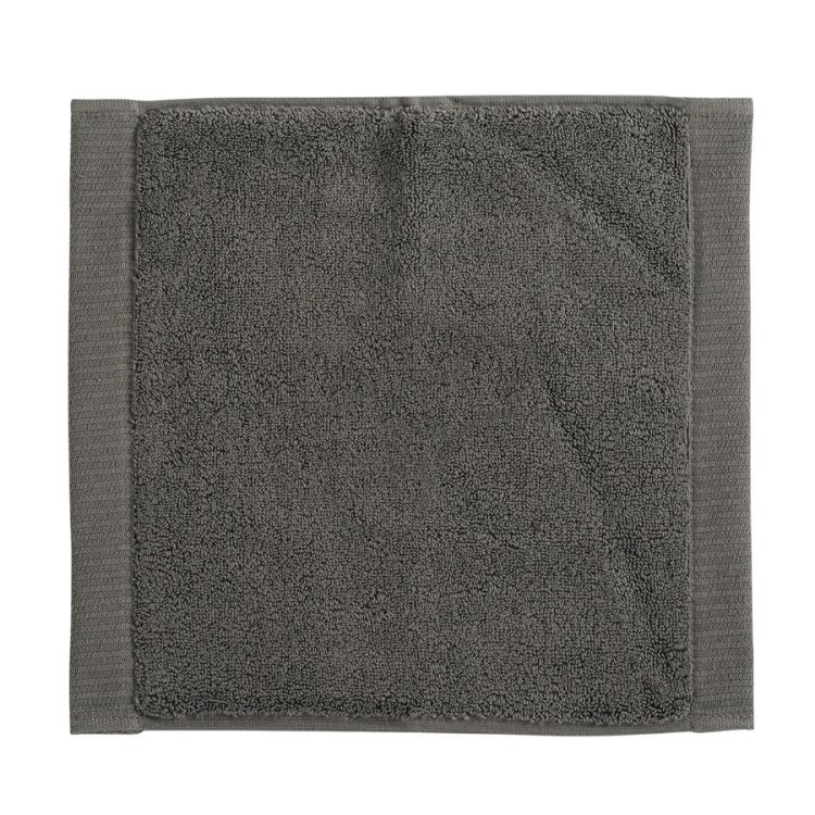 Полотенце для лица темно-серого цвета из коллекции essential, 30х30 см (66953)