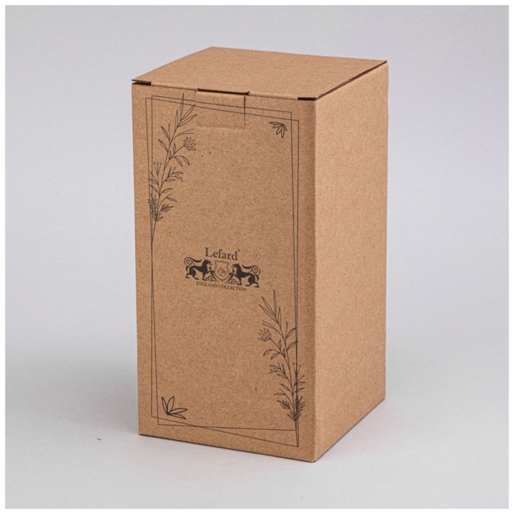 Ваза 12*12*23см коллекция "капли дождя" цвет: белый Lefard (374-127)