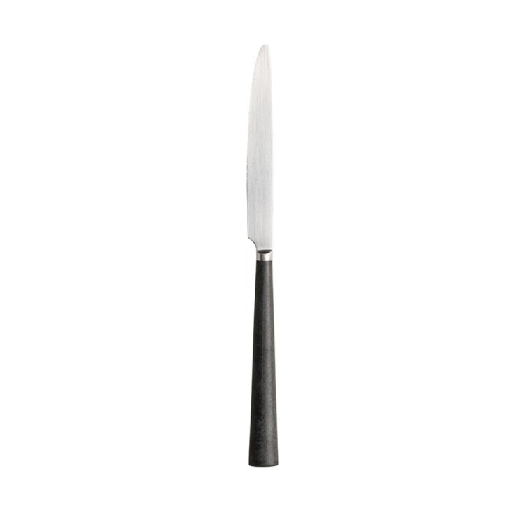 Нож столовый C20736-BLK, нержавеющая сталь 18/10, PVD, Brushed - black cable, Costa Nova
