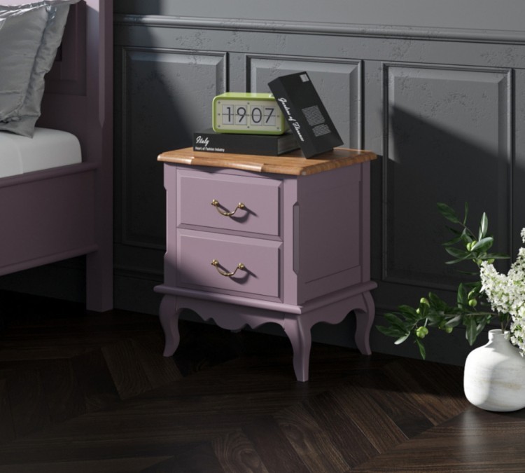 Тумба leontina Lavanda на два ящика арт ST9302/2L ST9302/2L-ET