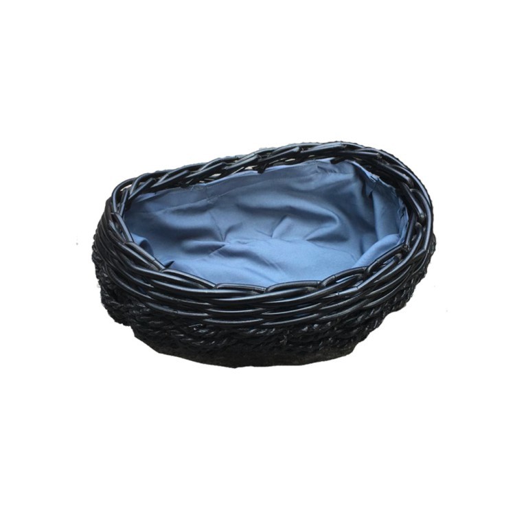 Корзина TMD- Basket 30, Ротанг, Black, ROOMERS FURNITURE